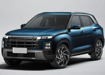 Hyundai Creta azul, exemplo de SUV para a carta de R$ 200 mil